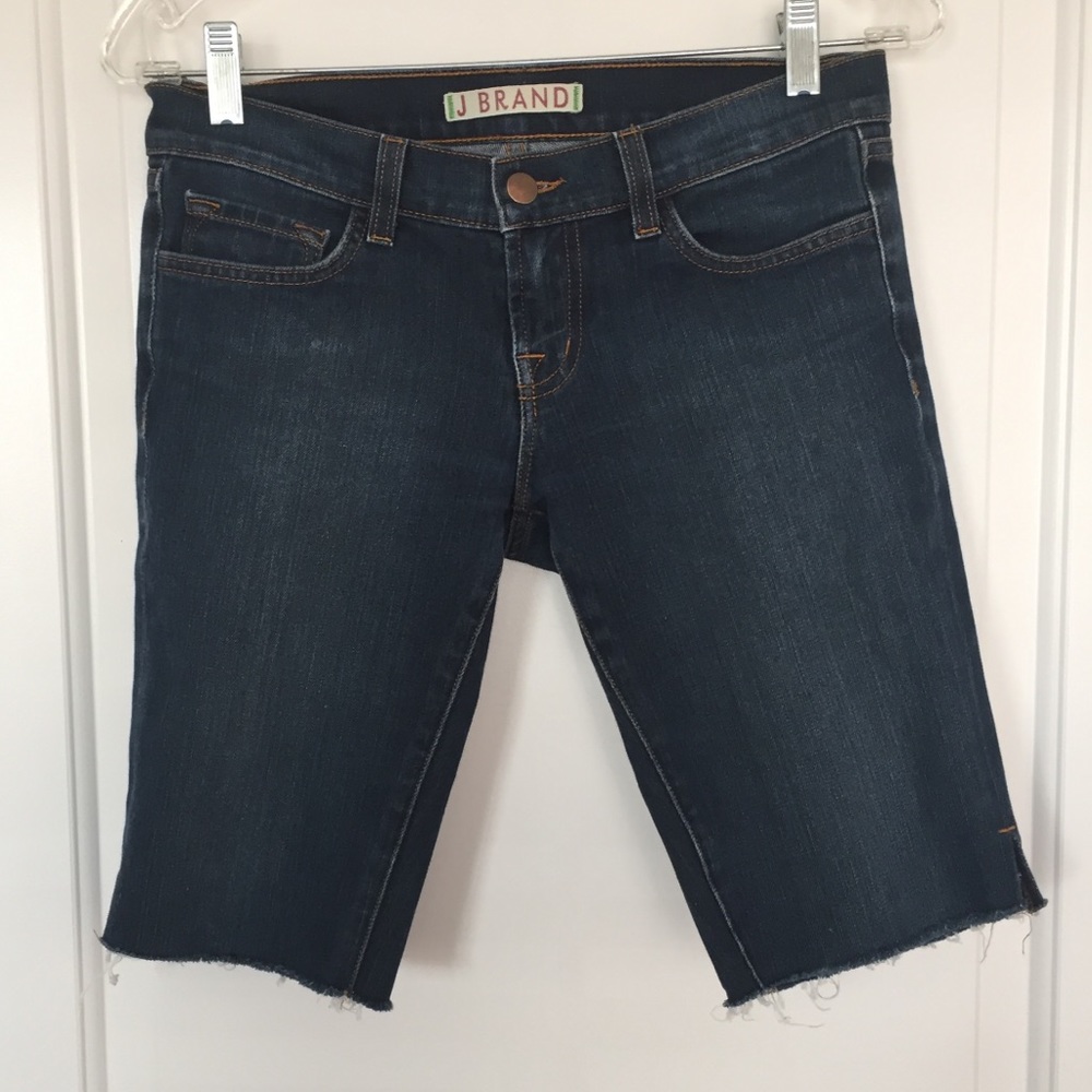 J Brand Long Shorts Raw Hem 25(waist 29”)